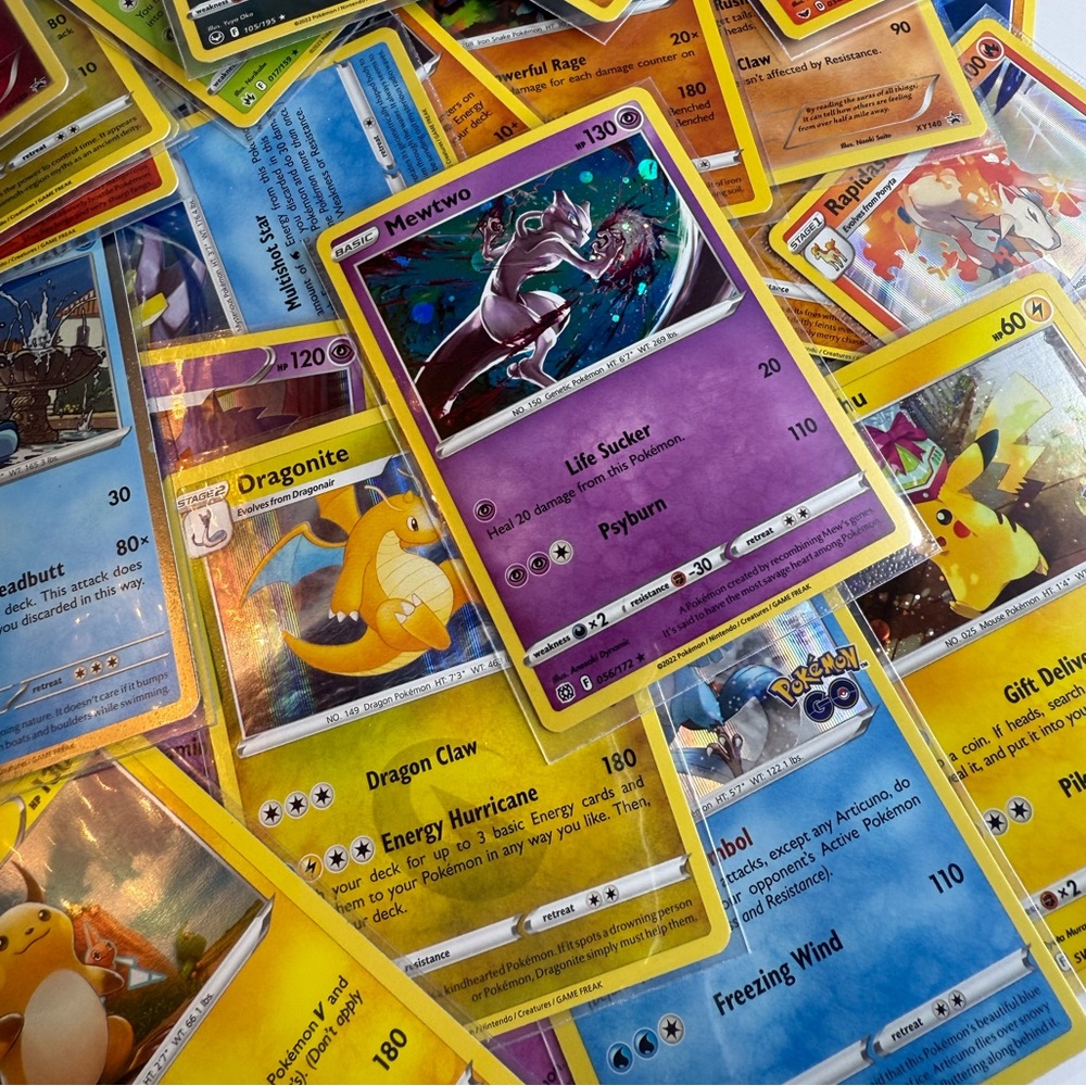 Bundle of 30 Assorted Pokemon Holo Cards